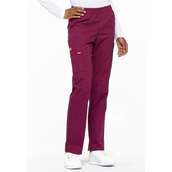 NWT Dickies EDS Signature Cargo Scrub Pants {86106} Size Small Wine - Picture 9 of 9